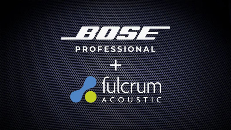 Bose Professional 和 Fulcrum Acoustic品牌logo